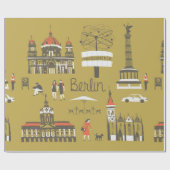 ベルリンの名所と記念碑 ラッピングペーパー (フラット)
