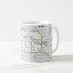 ベルリンの地下鉄 コーヒーマグカップ