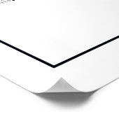 ベルリンの地図 – ベルリンブラック&ホワイト地図ポスター ポスター (角)