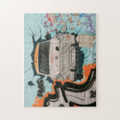 ベルリンの壁の断片 ジグソーパズル (縦)