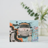 ベルリンの壁の断片 ポストカード (スタンド正面)