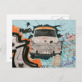 ベルリンの壁の断片 ポストカード (正面/裏面)