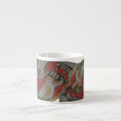 ベルリンの壁の落書きの大きいエスプレッソのマグ エスプレッソカップ (正面)