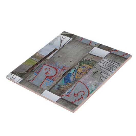 ベルリンの壁の落書きの芸術 タイル (側面)