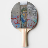 ベルリンの壁の落書きの芸術 卓球ラケット (裏面)