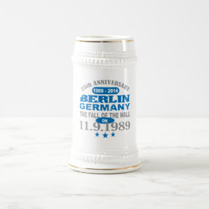 ベルリンの壁ドイツ25周年記念 ビールジョッキ