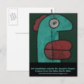 ベルリンの壁画像 ポストカード (正面/裏面)