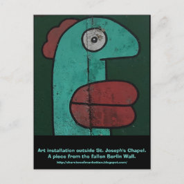 ベルリンの壁画像 ポストカード