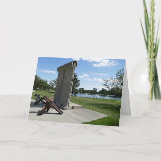 ベルリンの壁、サウスダコタ州ラピッドシティ -  カード (正面)