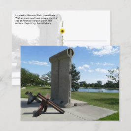 ベルリンの壁、メモリアルパーク、ラピッドシティ、SD - ポストカード