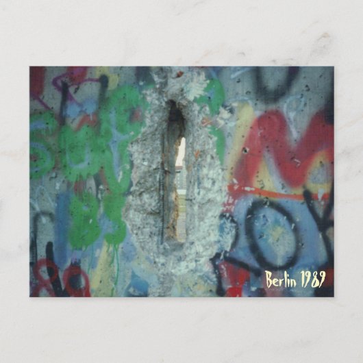 ベルリンの壁 – 2つの日の後 – 1989 ポストカード (正面)
