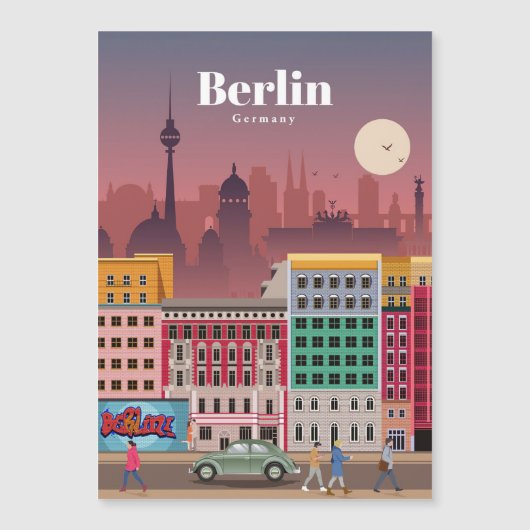 ベルリンの旅行アート ベルリン ドイツへの旅行 (正面)