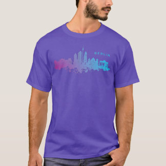 ベルリンの水の色スカイライン Tシャツ