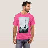 ベルリンの街並。アレクサンドルプラッツ Tシャツ (正面フル)