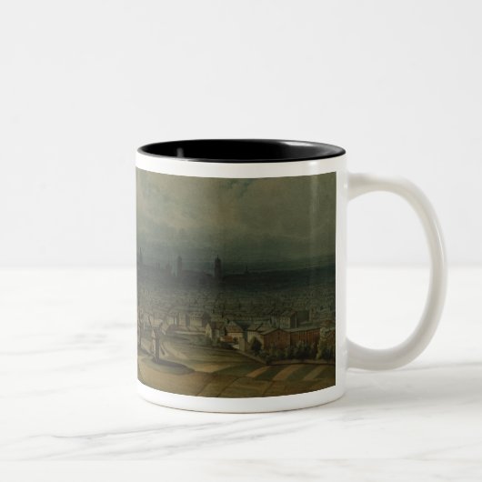ベルリンのwaterworks、c.1860 ツートーンマグカップ (右)