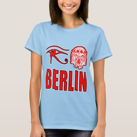 ベルリンは私の脳を傷つける! Tシャツ (正面)
