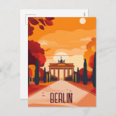 ベルリンへの旅行 シーズンポストカード (正面/裏面)