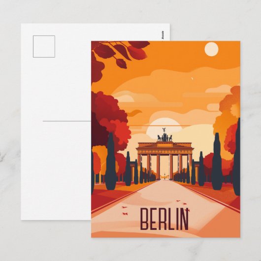 ベルリンへの旅行 シーズンポストカード (正面/裏面)