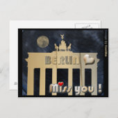 ベルリンを恋しく思って下さい ポストカード (正面/裏面)