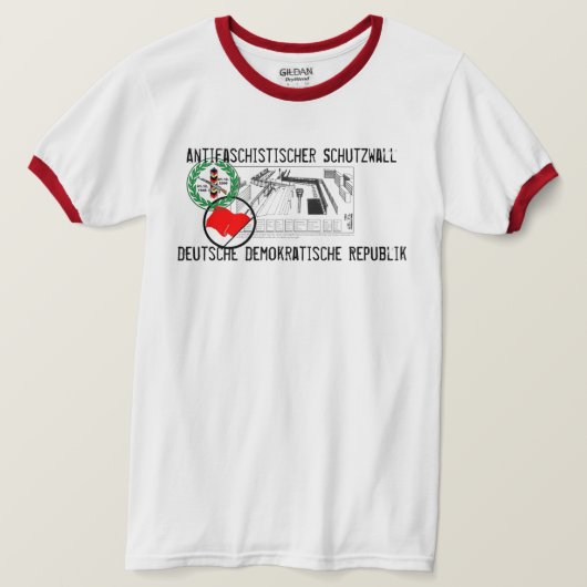 ベルリンアンチファシストウォール Tシャツ (デザイン正面)
