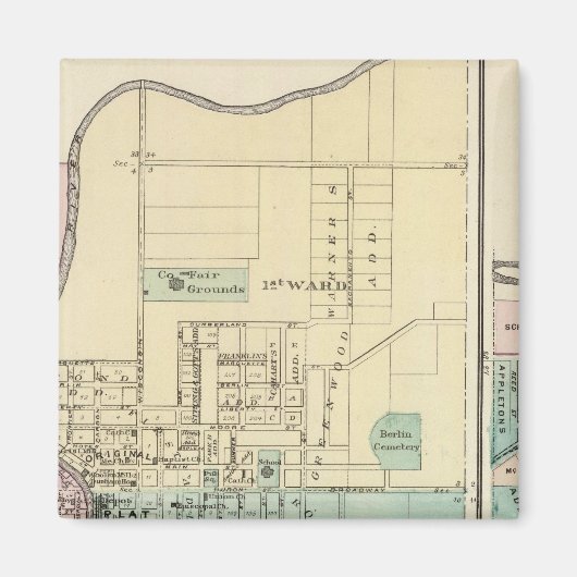 ベルリンアンドヴィレッジオブプリマス マグネット (正面)