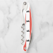 ベルリンウェイターコルク栓抜き国旗 ソムリエナイフ (正面)