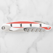 ベルリンウェイターコルク栓抜き国旗 ソムリエナイフ (正面)