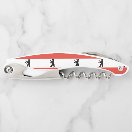 ベルリンウェイターコルク栓抜き国旗 ソムリエナイフ (正面)