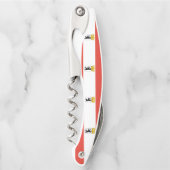 ベルリンウェイターコルク栓抜き国旗 ソムリエナイフ (正面)