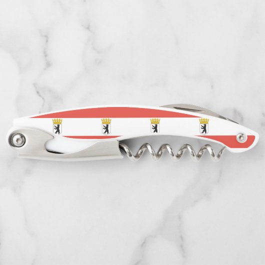 ベルリンウェイターコルク栓抜き国旗 ソムリエナイフ (正面)