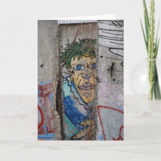 ベルリンウォールアート – ドイツ，ベルリン カード (正面)
