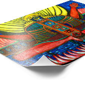 ベルリンウォールグラフィティアートワーク通りアートドイツ フォトプリント            (角)