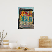 ベルリンウォールヴィンテージ ポスター (キッチン)