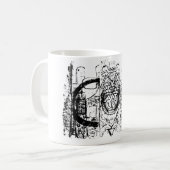ベルリンウォール コーヒーマグカップ (正面左)