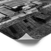 ベルリンガム、WA波止場材船図 ポスター (角)