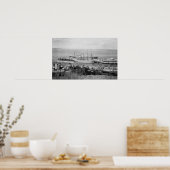 ベルリンガム、WA波止場材船図 ポスター (キッチン)