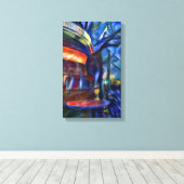 ベルリンキュリヴルスト キャンバスプリント (インサイチュ (ウッドフロア))