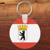 ベルリンキーチェーン国旗 キーホルダー (正面)