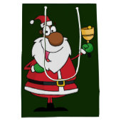 ベルリンギングブラックサンタクロース ミディアムペーパーバッグ (裏面)