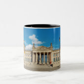 ベルリンシティドイツレイクスタグ建物ランドマーク ツートーンマグカップ (中央)