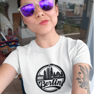 ベルリンシティヴィンテージシティシルエット Tシャツ