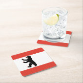 ベルリンスクエア紙コースター国旗 スクエアペーパーコースター (インサイチュ)