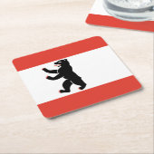 ベルリンスクエア紙コースター国旗 スクエアペーパーコースター (アングル)