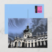 ベルリンドイツの城シャルロッテンブルク ポストカード (正面/裏面)