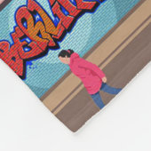 ベルリンドイツへの旅行アート フリースブランケット (角)