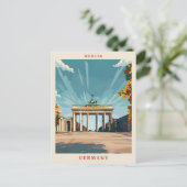 ベルリンドイツエレガントヴィンテージトラベル ポストカード (スタンド正面)
