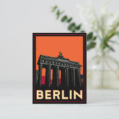 ベルリンドイツオクトーバーフェストアートデコレトロ旅行 ポストカード (スタンド正面)