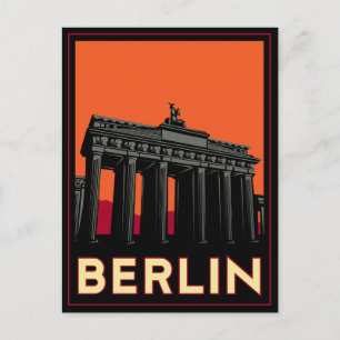 ベルリンドイツオクトーバーフェストアートデコレトロ旅行 ポストカード