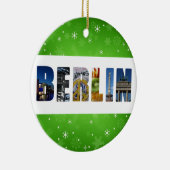 ベルリンドイツシティ旅行写真クリスマス セラミックオーナメント (右)