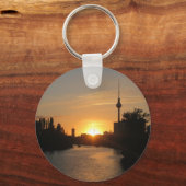 ベルリンドイツスカイラインナイトポストカードフェルンセチューム キーホルダー (正面)